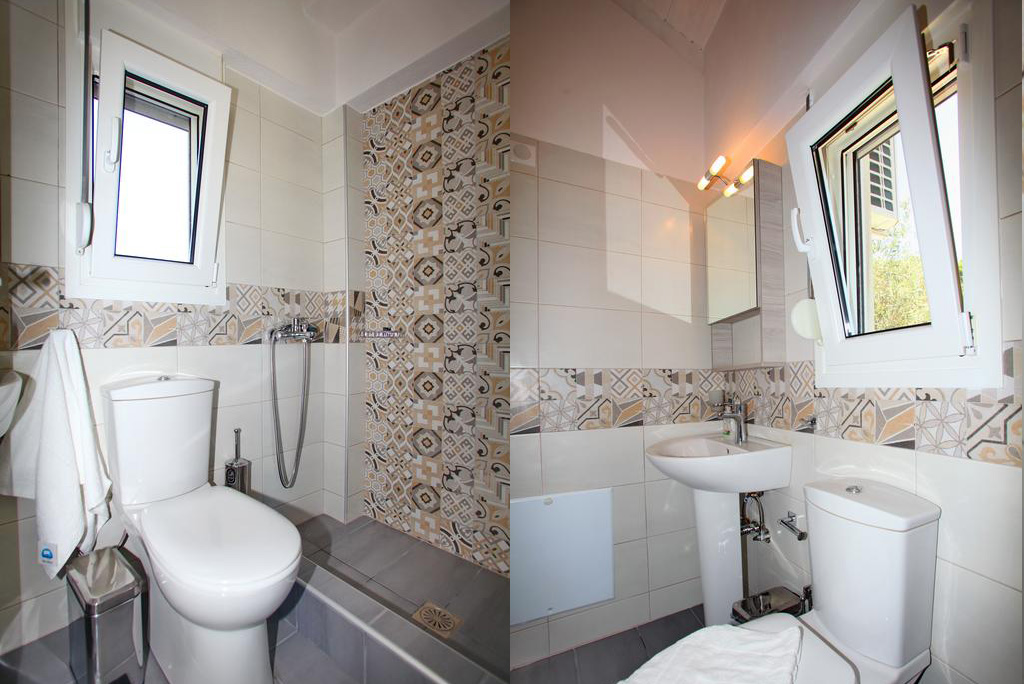 aelia villa bathroom skopelos greece vacation