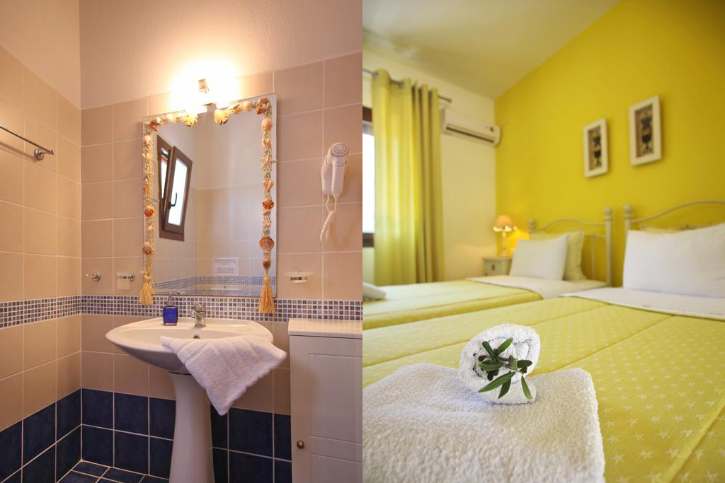 villa amaryllis bedroom 2 beds private bathroom kardous villas skopelos greece