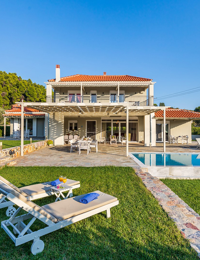 skopelos villa aelia with private pool big apartments apartments for vacations
